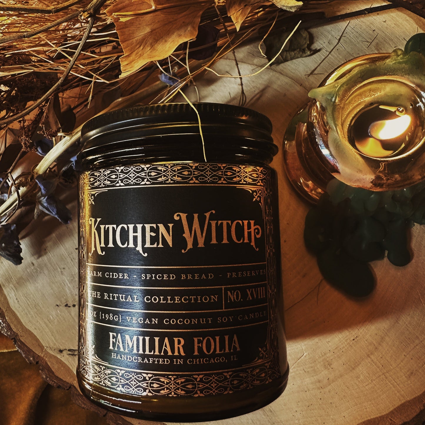 Kitchen Witch (Warm Cider & Spiced Bread)